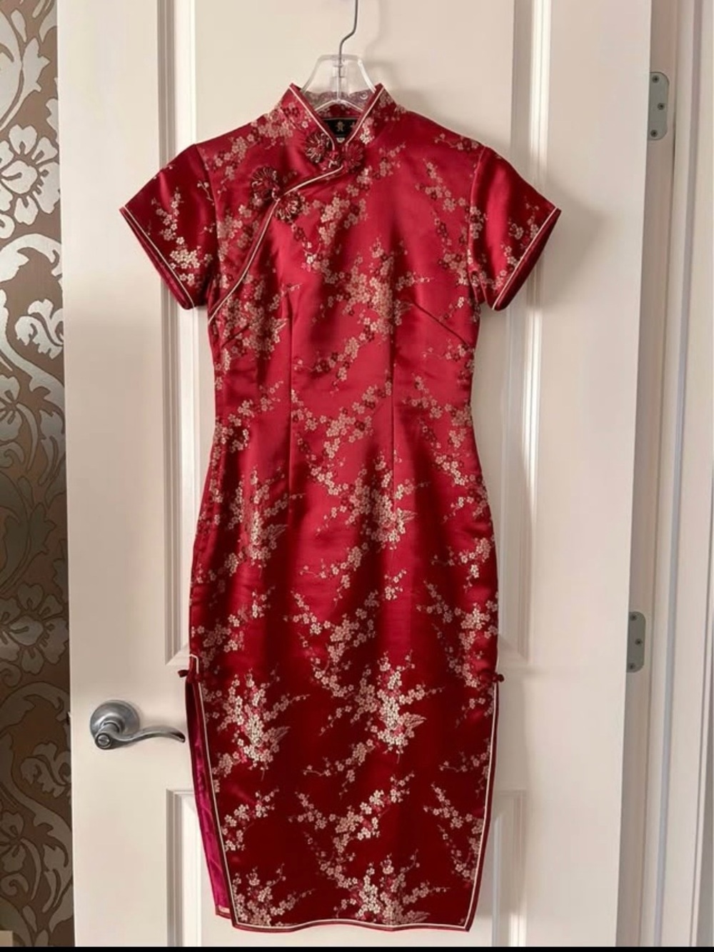 Vintage 1999 Yang Guifei Japan Brocade Cheongsam Qipao Dress (Never Worn!)